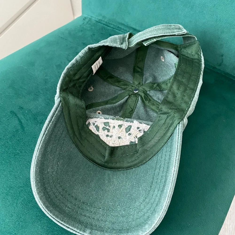 Green Vintage Wash Cap